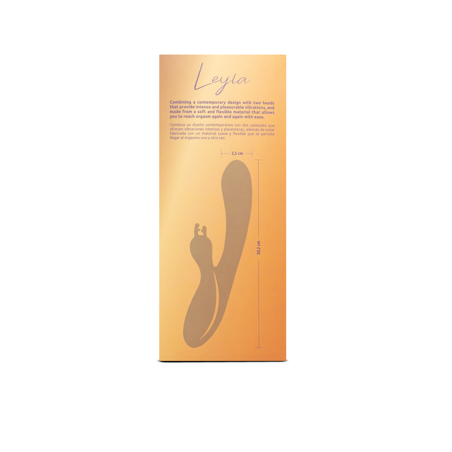 Vibrador Doble Leyla Rosado Majestic - Image 3
